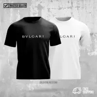 在飛比找蝦皮購物優惠-Bvlgari T 恤男女通用 100% 優質棉