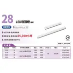 PHILIPS 飛利浦 LED 輝曄 24W  50W  全周光發光面積 吸頂燈 長型燈具 全電壓 飛利浦原廠授權