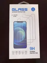 3-Pack iPhone 11 PRO MAX/XS MAX Tempered Glass Screen Protector FREE SHIPPING