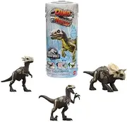 Mattel Jurassic World Dino Reveal Dinosaur Toys, Unpack Surprise & Warm Water Reveals Entire Colourway Approx 13 to 18 cm, Different Species, JDC52