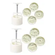 150g/200g Plastic Mooncake Molds Mooncake Mold DIY Baking Kitchen Accessories