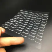 Manusticker Nano Double Sided Stickers - Mounting Tape - Clear - Circle (Elli...