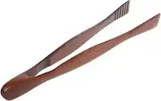 Natural Wood Tongs Kitchen Tools for Food, Toast, Bank, Meat, Pastry, Bread