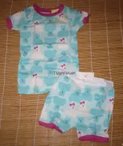 Baby Gap Short Sleeve Pajama Bear Teal Gap Signature Bears 3T 3 Years