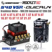 Hobbywing 120A ESC Rocket 540 Motor Sensored Brushless Combo for 1/10 RC Car