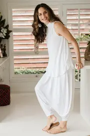 Softly Swinging Bamboo Singlet--BOHO-957