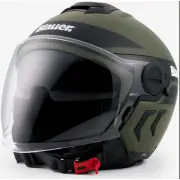 Demi Jet DJ-01 Graphic B Green Jet Helmet