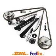 Timing Chain Kit + Cam Phaser VCT Selenoid Set For 05-10 Ford TRITON 3-Valve 4.6