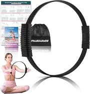 Pilates Ring, 13.5" Silicone Magic Circle with Training Poster & Portable Bag, Pilates Ring Circle for Inner Thigh Workout, Yoga, Lose Weight & Physical Therapy for Women