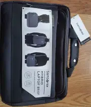 Samsonite Hybrid Laptop Brief Bag Backpack Gray Charcoal Zip Modern Utility