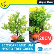 Aqua One Ecoscape Hygro Tree Green Plastic Plant 20cm - Med (28389)