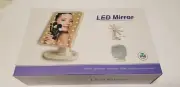White Large Desktop LED Mirror
