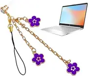 Headphone Jack Dust Cover, Cell Phone Maintenance Accessory, A Material, LloySpeaker Parts Protection, Headphone Jack Protector, Dust Guard, Flower Design, 1 Pack, Multi-Color