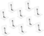 Gatuida 10Sets No Drill Furniture Wall Anchors Durable Tip Safety Straps for Proofing Dressers and Cabinets Easy Installation Efficient Fixation Reliable Protection Against