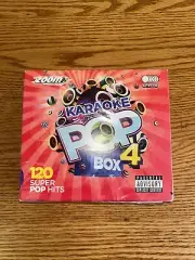 Zoom Karaoke Pop Box 4 - 6 CD+G Set - 120 Super Pop Hits - New!