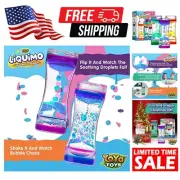Retro Liquid Motion Bubbler Timer Set - Fun Sensory Toys for Kids and Adults