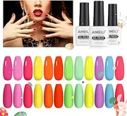 AIMEILI Gel Nail Polish Set Of 12pcs X 8ml - Kit Set 25