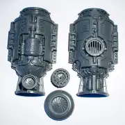 Sector Mechanicus Galvanic Magnavent Silo [40K Bits]