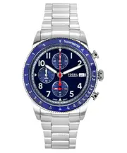 Fossil Sport Tourer Chronograph Tachymeter Blue Dial Quartz FS6047 Mens Watch