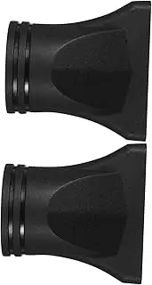 Yardenfun 2pcs Lightweight Plastic Hair Dryer Nozzle Attachments Concentrator Diffuser Tips for Curly Hair Durable Blow Dryer Replacement Parts