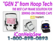Embroidery Machine Hat Hoop Cap Frame - Gen 2 Tajima Hat Hoops