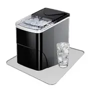 Ice Maker Pad Countertop Water Absorbent Mat Reusable Ice Maker Tray Pad Easy to Clean Dish Drying Mat for Kitchen grey