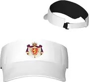 [Generic] National Emblem of Norway Sun Visor Hats Norwegian Sunscreen Visor Cap for Sport Beach Tennis Golf Running Hiking