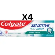 Colgate Sensitive Pro-Relief Enamel Repair Toothpaste - 120ml x4boxes