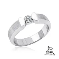 在飛比找momo購物網優惠-【金合城】專一 鑽石戒指 0.17克拉 VS2(鑽石婚戒/鑽