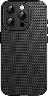 JETech Grip Case for iPhone 15 Pro Max 6.7-Inch, Soft TPU Slim Fit Protective Phone Cover with Camera Lens Full Protection, Shockproof (Black Titanium)