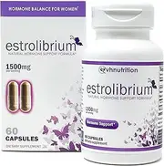 EstroLibrium Estrogen Pills for Women | Female Hormone Balance Supplement | Shatavari, Dong Quai, Red Clover and More | Improve Estrogen Levels from PMS to Menopause | VH Nutrition | 30 Day Supply