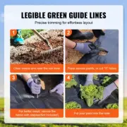 Heavy Duty Woven Weed Barrier Landscape Fabric 4ft x 250ft Garden Control Mat