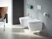 Duravit 0020190000 ME by Starck Elongated Closed-Front Toilet Seat with Soft Clo