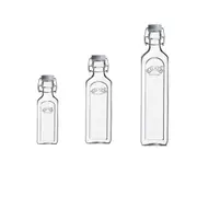 Kilner Clip Top Emboss Style Bottle - 600mL