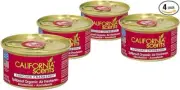 4 Can California Scents Concord Cranberry Air Freshener for Home and Car
