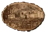 "Set Free" Original Pyrography (Wood burned Fine Art)