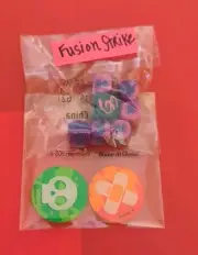 Brand New & Sealed 7 Fusion Strike Elite Trainer Set of 6 Dice plus Bonus