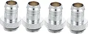 DOITOOL 4PCS Thread to Liquid Cooling Adapter Tube Connector for Computer Supply Water Cooling Coupler and Accessories Fits Inner