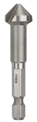 Saber 20.5mm HSS Countersink Triple Flute 90° Bright Hex Shank
