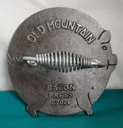 OLD MOUNTAIN C2006 CAST IRON BACON PRESS - NEW
