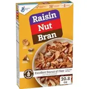 Raisin Nut Bran Cereal High Fiber Cereal Made with Whole Grain 20.8 oz