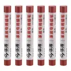 6 Pcs Furniture Repair Crayons Wax Wood Filler Sticks, Dark Red