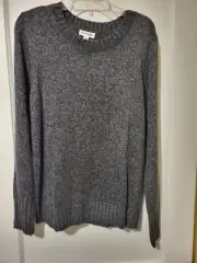 NWT St. Johns Bay Pull Over Gray Sweater Size XL #332
