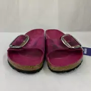 Birkenstock New w/ Box Madrid Big Buckle Festival Fuchsia Oiled Exquisite Reg