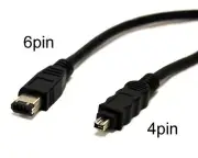 Bytecc FW6415K 6-pin to 4-pin FireWire 400 (IEEE1394A) 15 FT. Cable