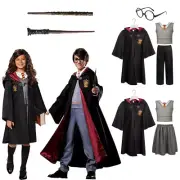 Kid Harry Potter Cosplay Hermione Granger Gryffindor Uniform Costume Fancy Dress