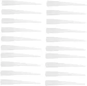 100Pcs Transparent Flower Mud Inserted Tubes Stem Holder for Floral Arrangements Durable Flower Stems Fixator for Home Decor and Wedding Bouquets