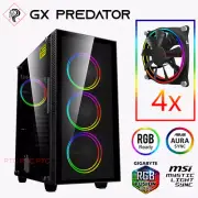 GX Draco Mid-Tower PC Gaming Case ATX mATX ITX Computer Tempered Glass ARGB fans