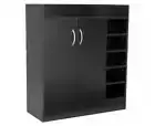 Sarantino New 21 Pairs Shoe Cabinet Rack Storage Organiser Shelf Doors Cupboard