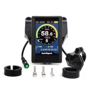 LCD E-Bike Display for Bafang Motors with Speed, Battery, USB & IP65